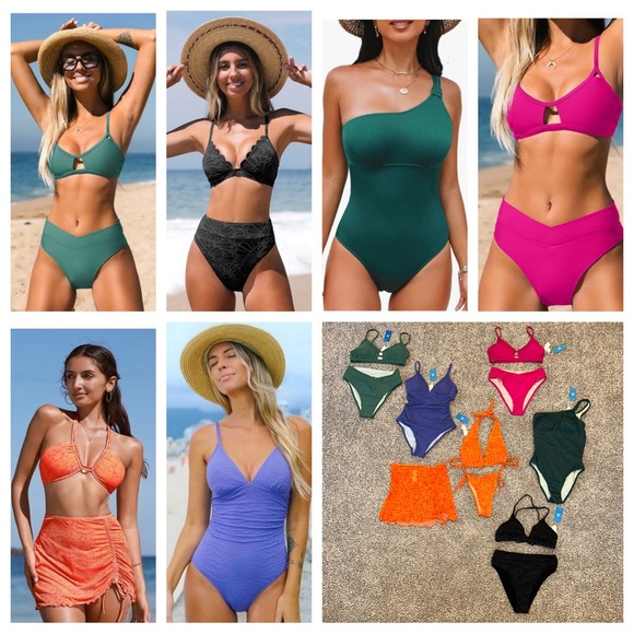 Cupshe Other - 11 Piece New With Tags Cupshe Swim Bundle Size Medium
